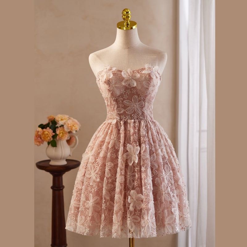 sachin and babi light blue dress Short Pink Homecoming Dresses Online