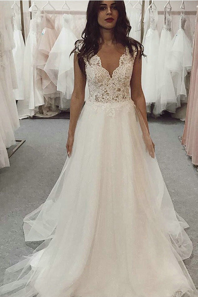 Short Hairstyles For V Neck Wedding Dress Sexy Backless Lace Tank Wedding Dresses Spring Sleeveless A- Short Hairstyles For V Neck Wedding Dress Sexy Backless Lace Tank Wedding Dresses Spring Sleeveless A-