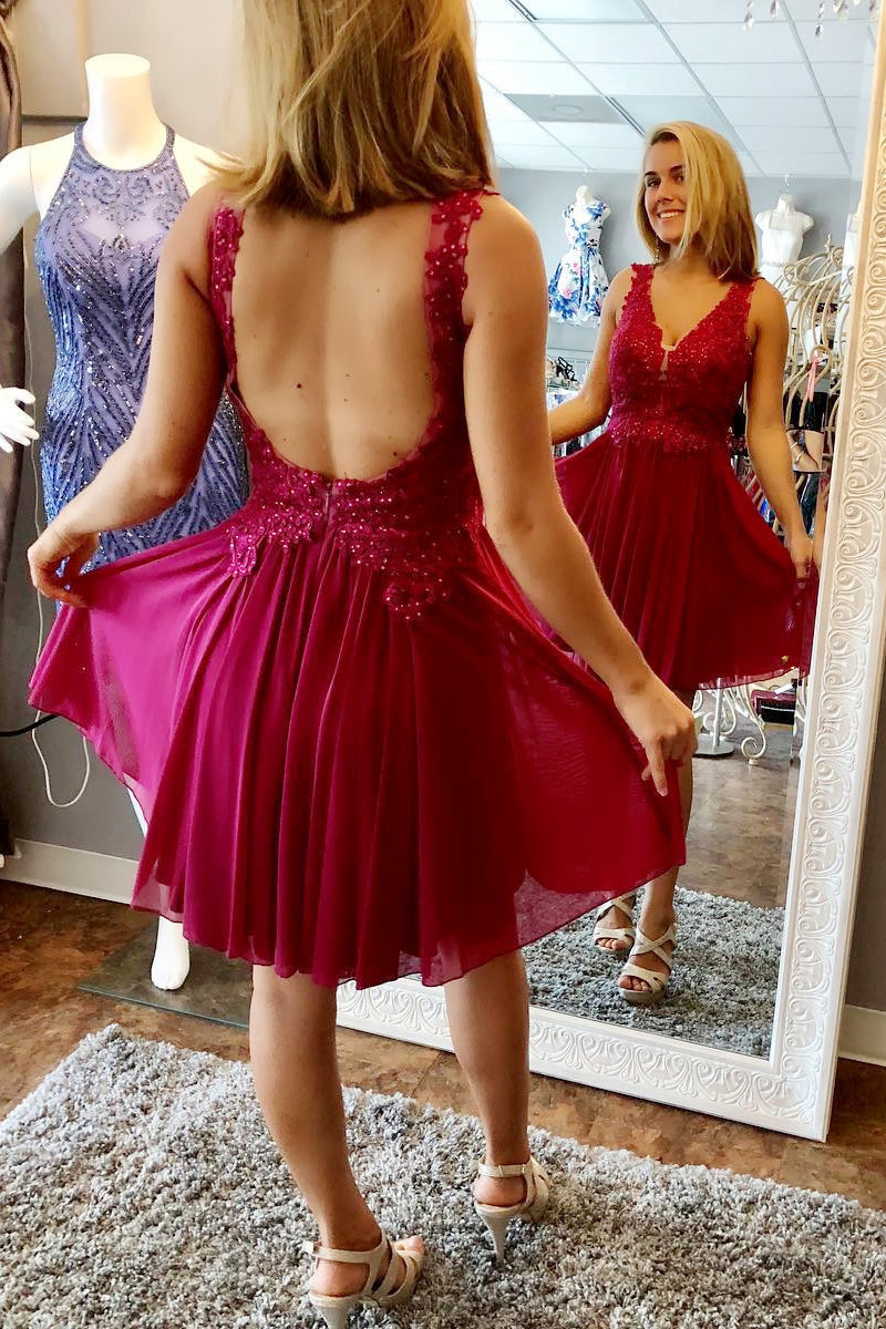 Long Sleeve Black Homecoming Dresses Off Shoulder Short Prom Dress OM484