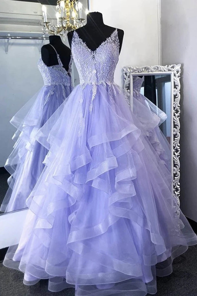 Princess Dress Ladies Purple Dresses Uk Princess Lilac Tulle Long Prom Gown Lace Appliques Formal Dress PO375 Princess Dress Ladies Purple Dresses Uk Princess Lilac Tulle Long Prom Gown Lace Appliques Formal Dress PO375