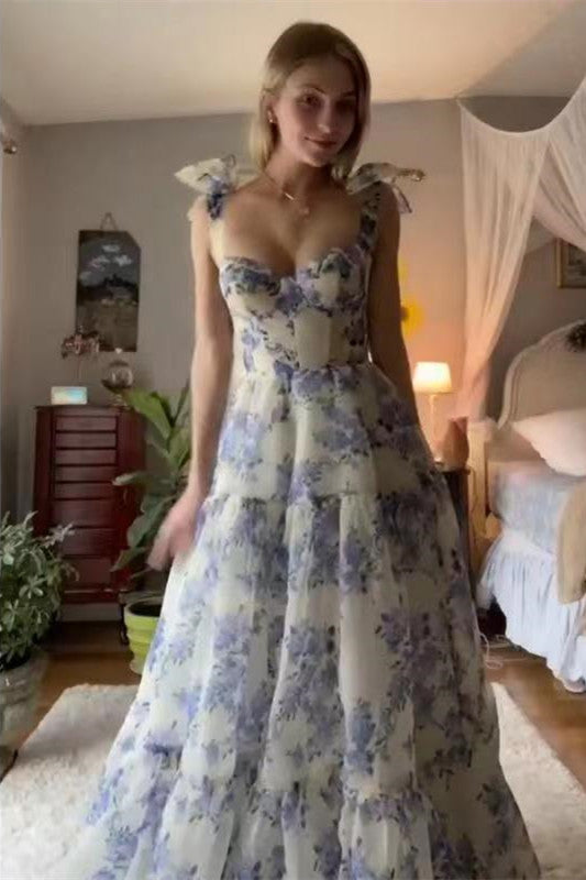 Buy A Line Lace Appliques Blue Spaghetti Long Prom Dresses with Slit OP758 Buy A Line Lace Appliques Blue Spaghetti Long Prom Dresses with Slit OP758