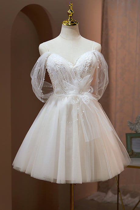 Lovely A-line Tulle Homecoming Dress LJ0551