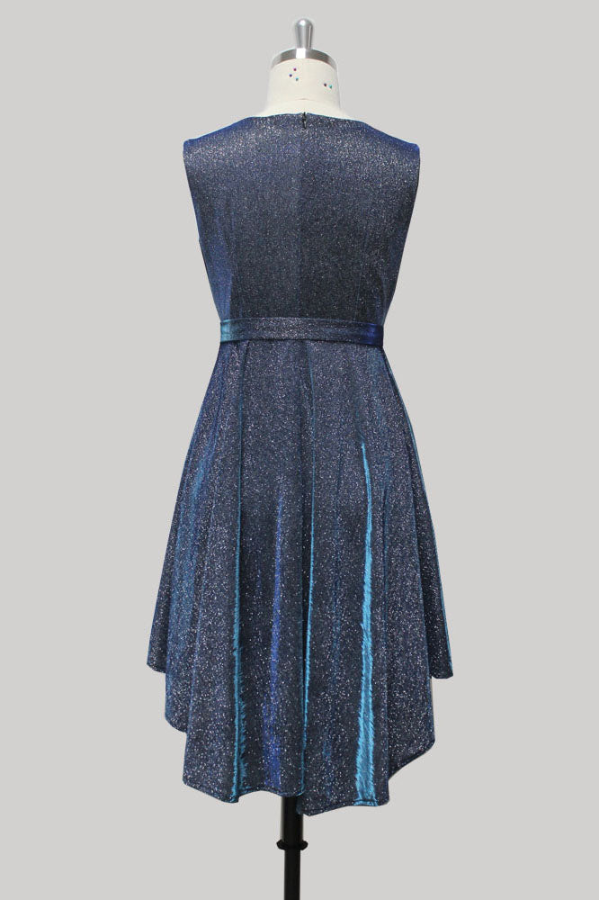 Sparkle Round Short Prom Dresses With Belt Homecoming Party Dress E90819