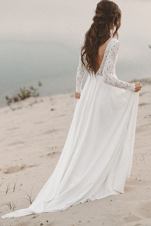 Long sleeve hotsell lace long dress