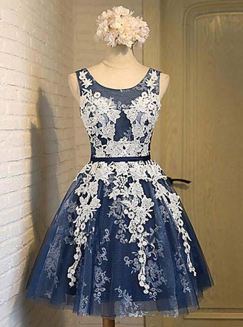 Short navy dress hot sale for wedding