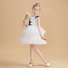 Ivory Short Flower Girl Dress With Appliques