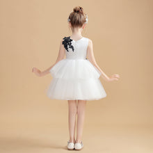 Ivory Short Flower Girl Dress With Appliques