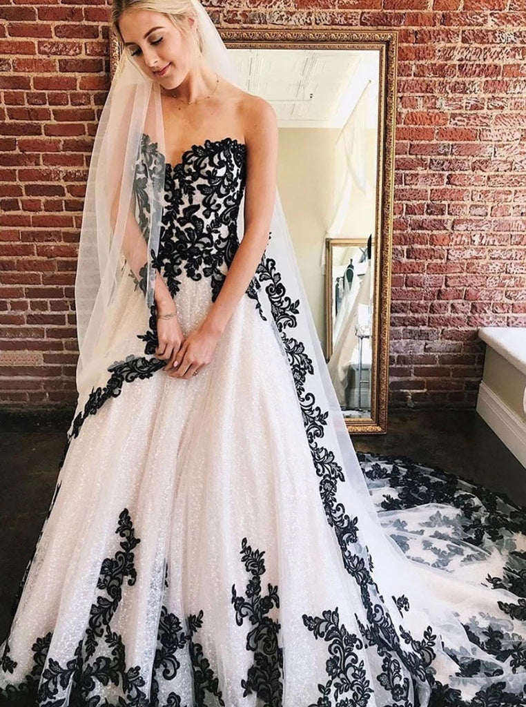 black lace wedding dress uk Black Wedding Dresses UK