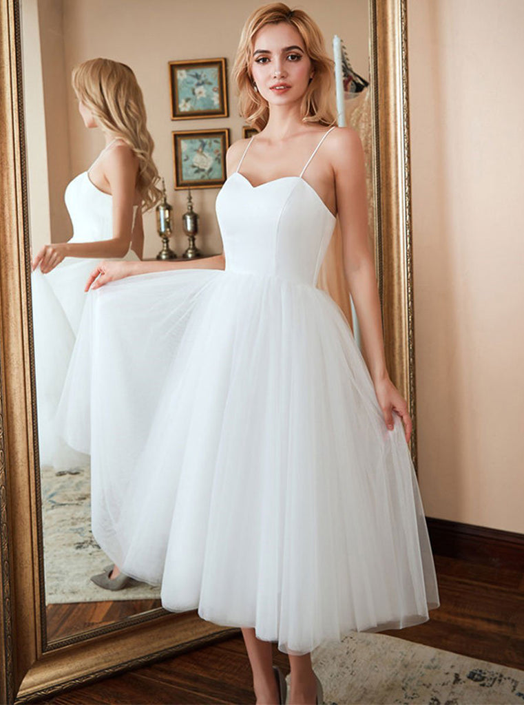 White Tulle Short Prom Dress White Bridesmaid Dress White Tulle Short Prom Dress White Bridesmaid Dress