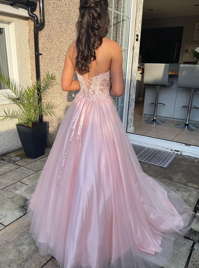 Light pink ball outlet gown