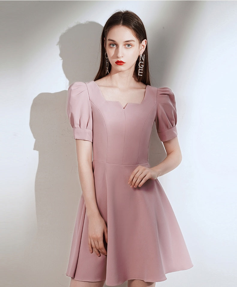 Simple Style Vintage Short Zipper Back Homecoming Dresses Cute Dress O Simple Style Vintage Short Zipper Back Homecoming Dresses Cute Dress O