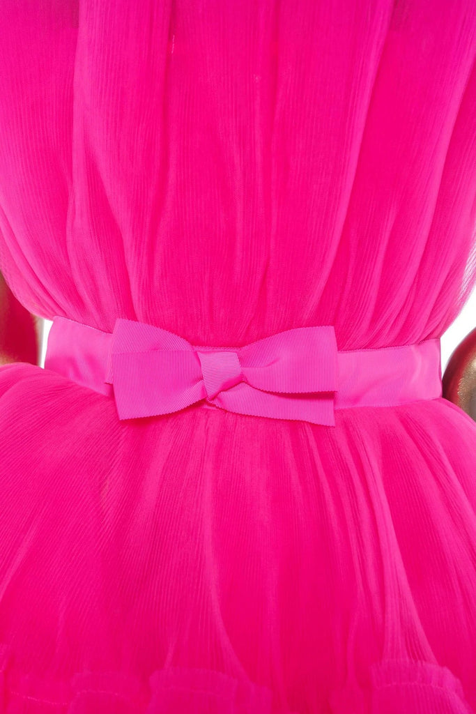 Cute Short Strapless Tulle Homecoming Dress With Bowknot
