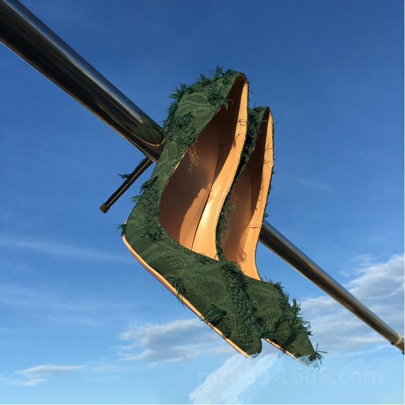 High-heels with tassels, Fashion Evening Party Shoes, yy31