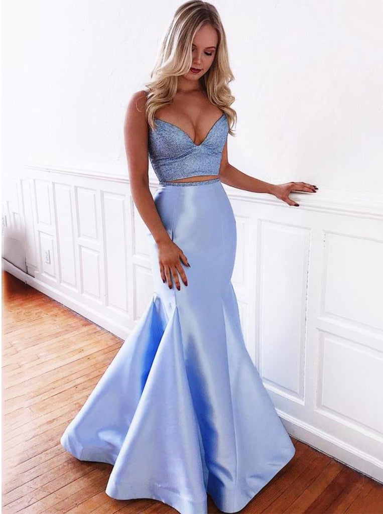 2 piece graduation dresses Sunshine Halter Two Pieces Yellow Prom Dress Girls Long Par Siaoryne line/Two Piece 2 Two Piece Prom Skirt Long