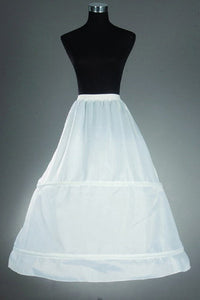1 Tier Nylon A-Line Floor Length Bridal Slip Petticoat WP06