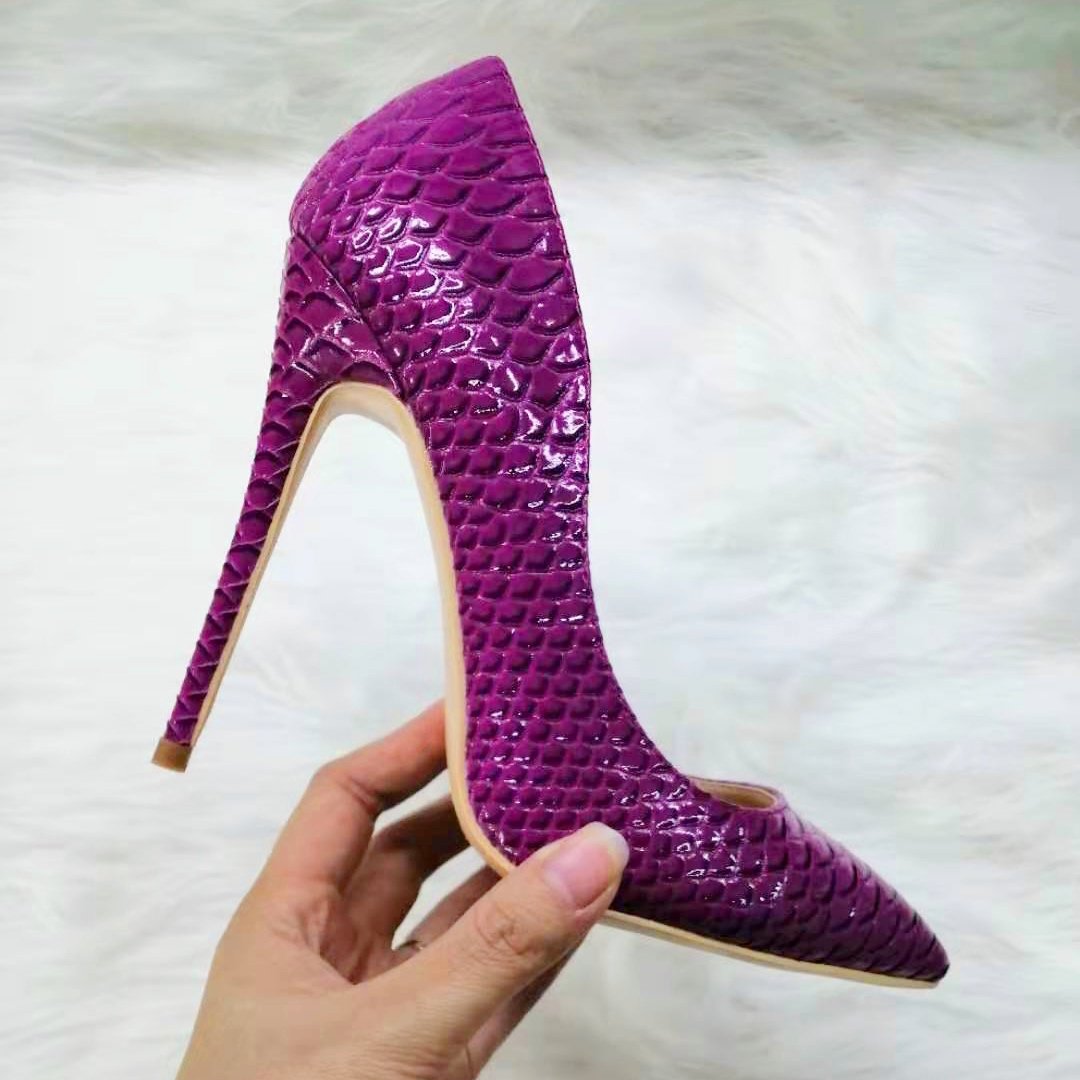 High-heels with snakeskin patterns, Fashion Evening Party Shoes, yy20-3