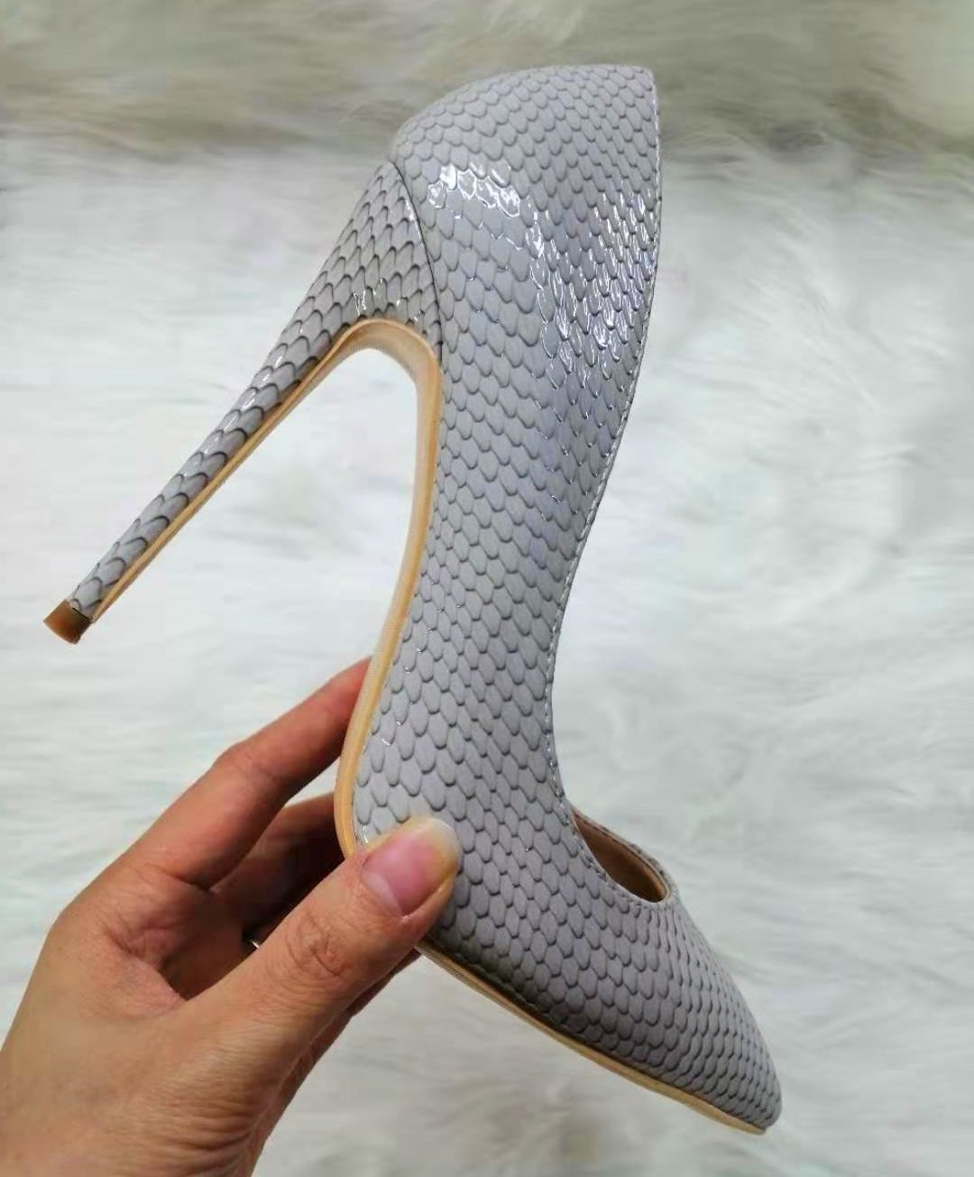 High-heels with snakeskin patterns, Fashion Evening Party Shoes, yy20-2
